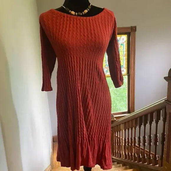 Maple by Anthropologie Angora Sweater Dress -- Med - Picture 4 of 8